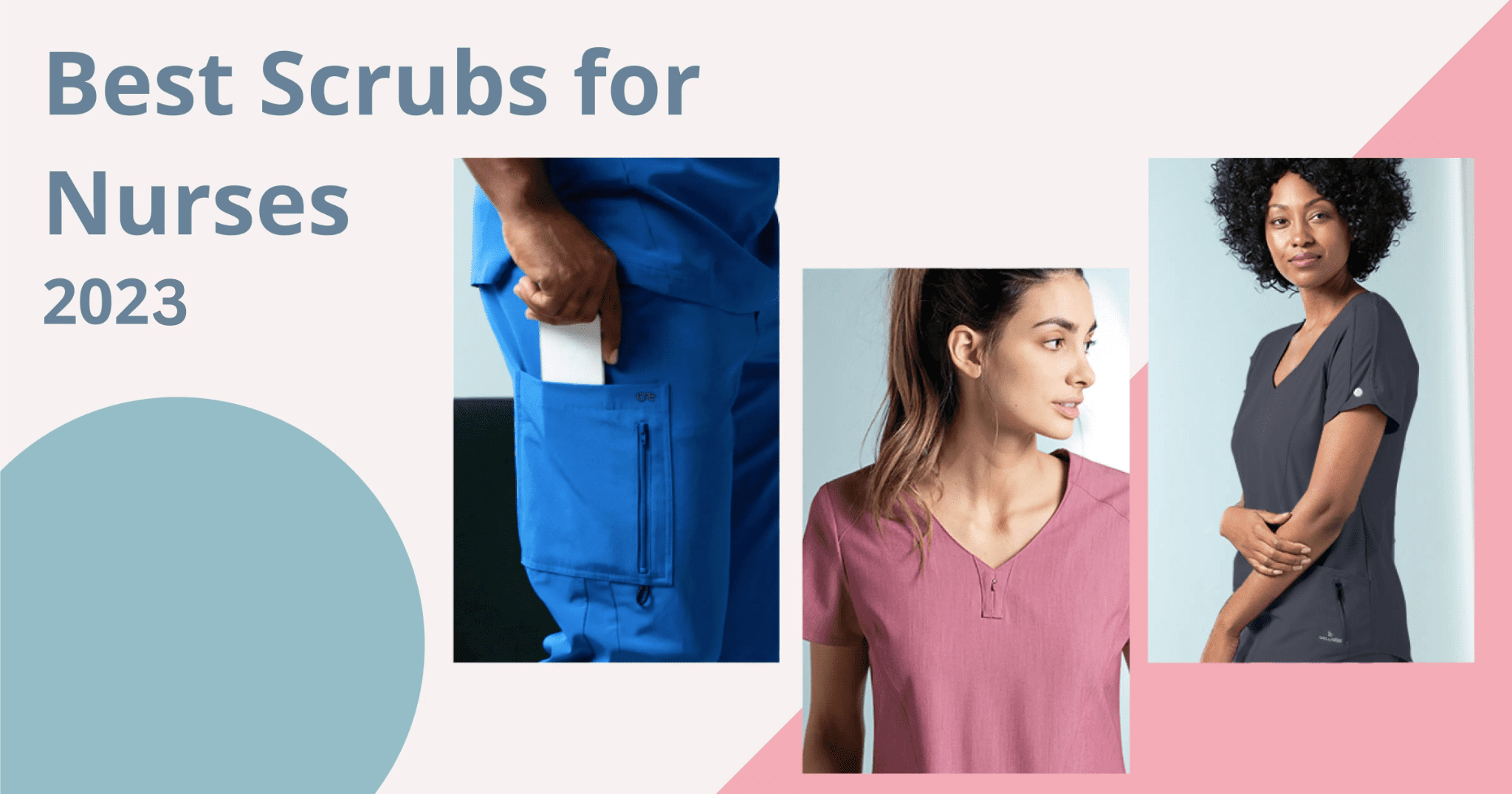 High-Quality Jogger Style Blue Medical Scrubs Like Figs & Cherokee